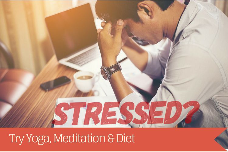 How does Yoga, Pranayam, Meditation and Diet help you Distress